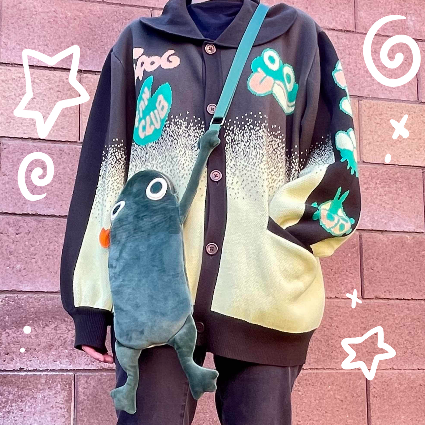 Frog Fan Club Cardigan