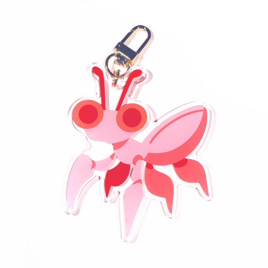 Orchid Mantis Keychain