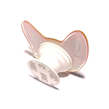 Peach Bat Acrylic Phone Grip