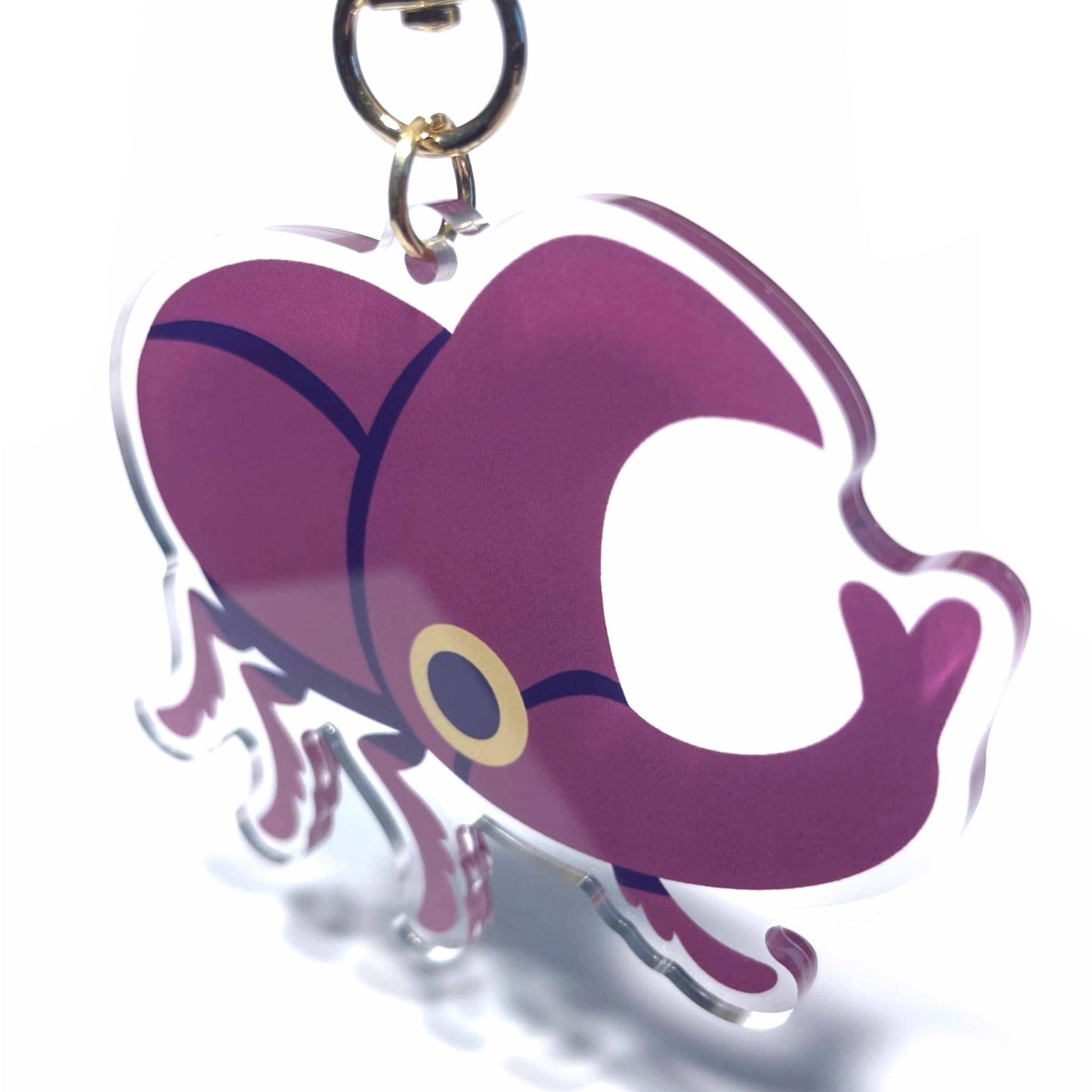 Rhino Beetle Acrylic Keychain