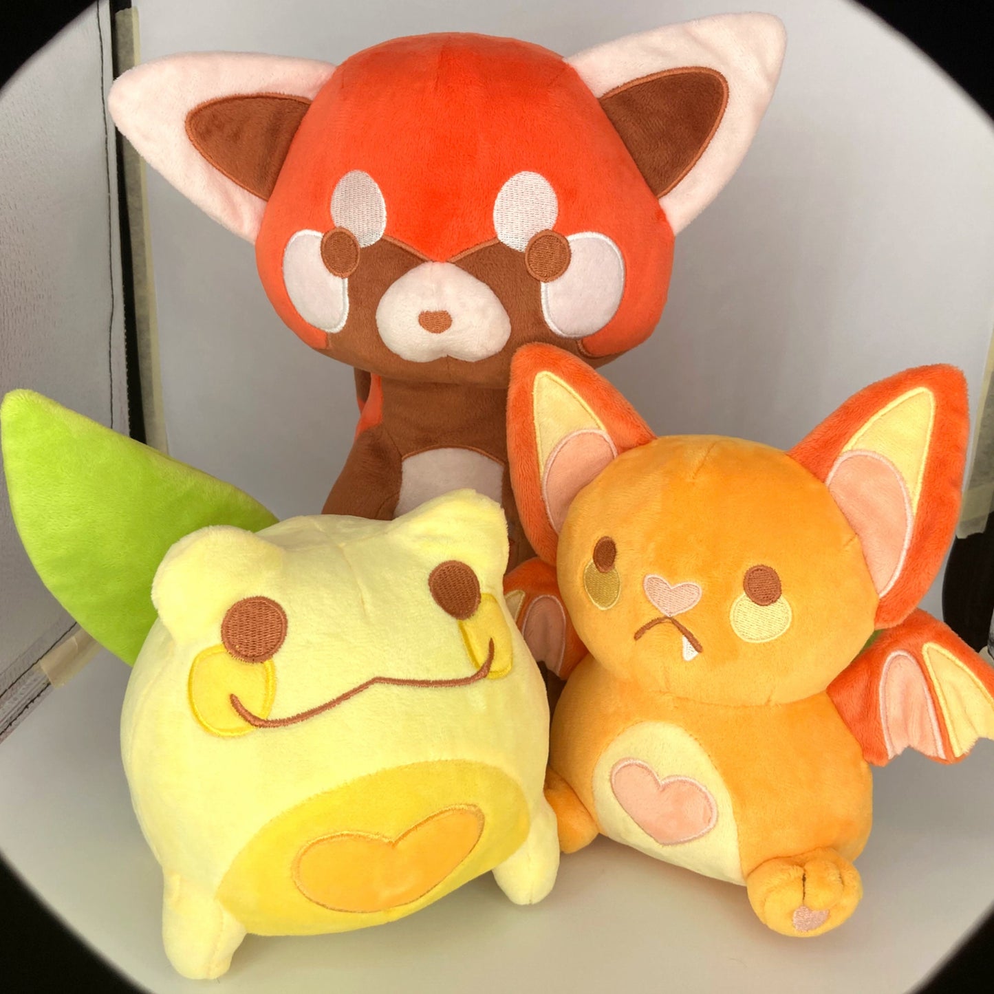 PRE-ORDER Peach Bat Plush | peach scented, scented plushie, bat plush